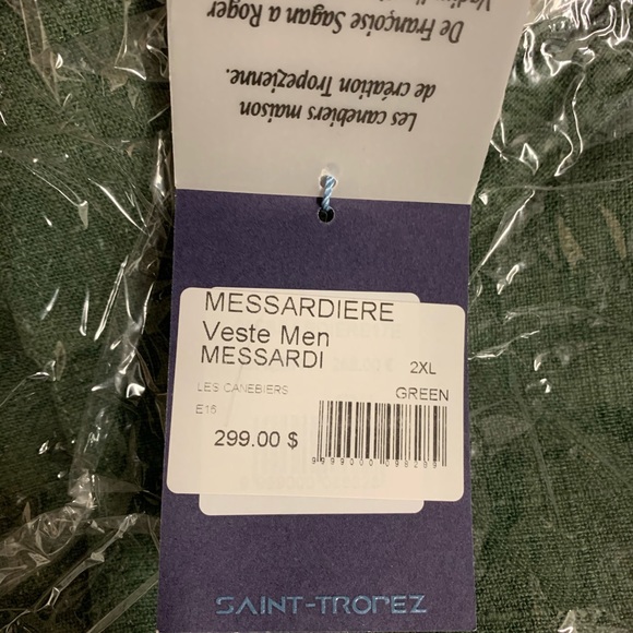 Les Canebiers NWT Military-Style Jacket - Green NWT - Picture 6 of 7